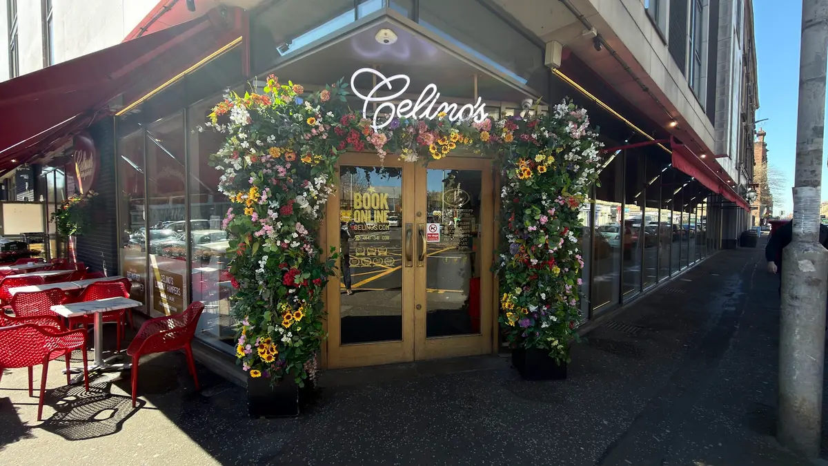 Inside Celino's Partick, Glasgow