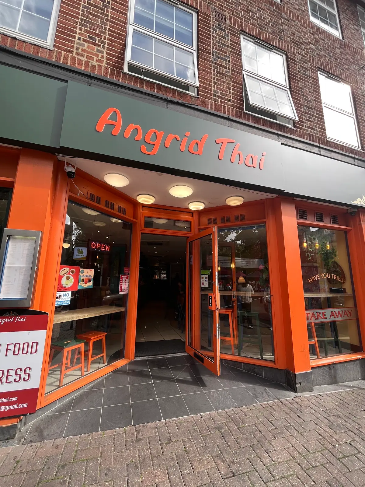 Inside Angrid Thai, Oxford