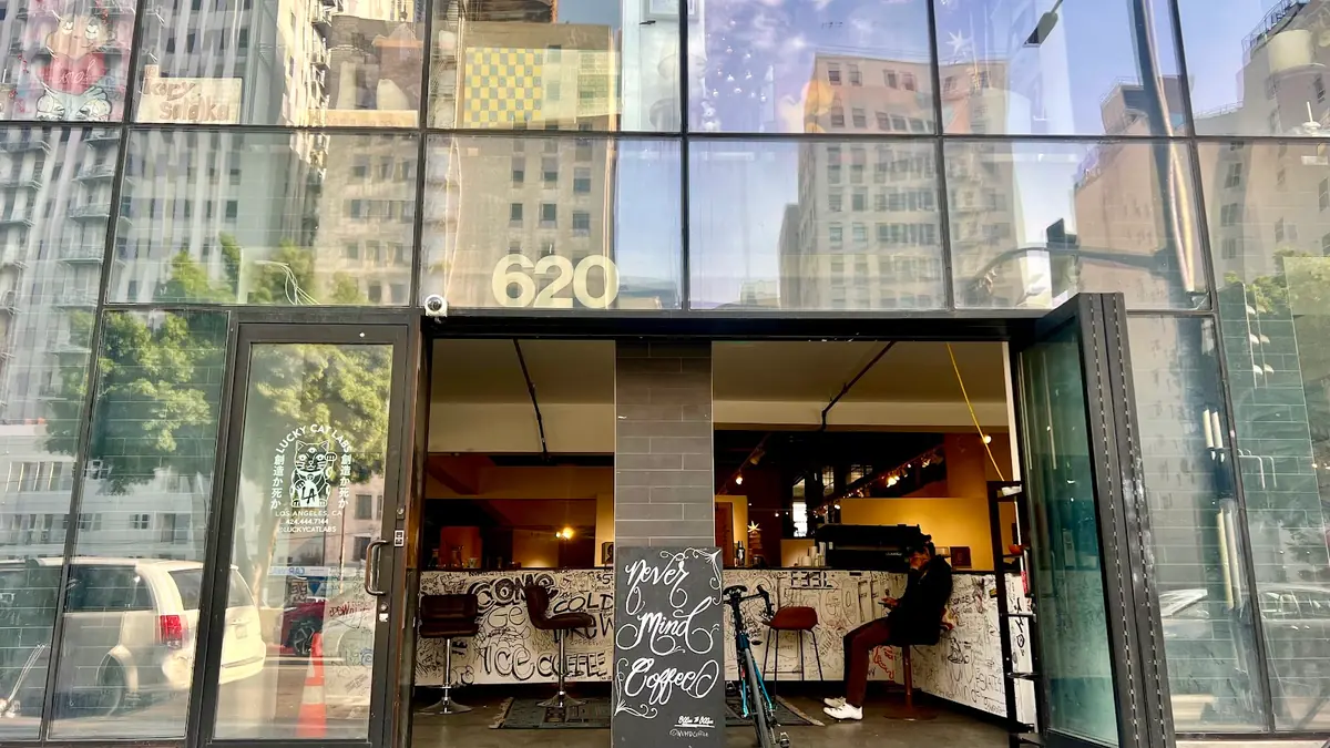 Inside Nevermind Coffee, Los Angeles