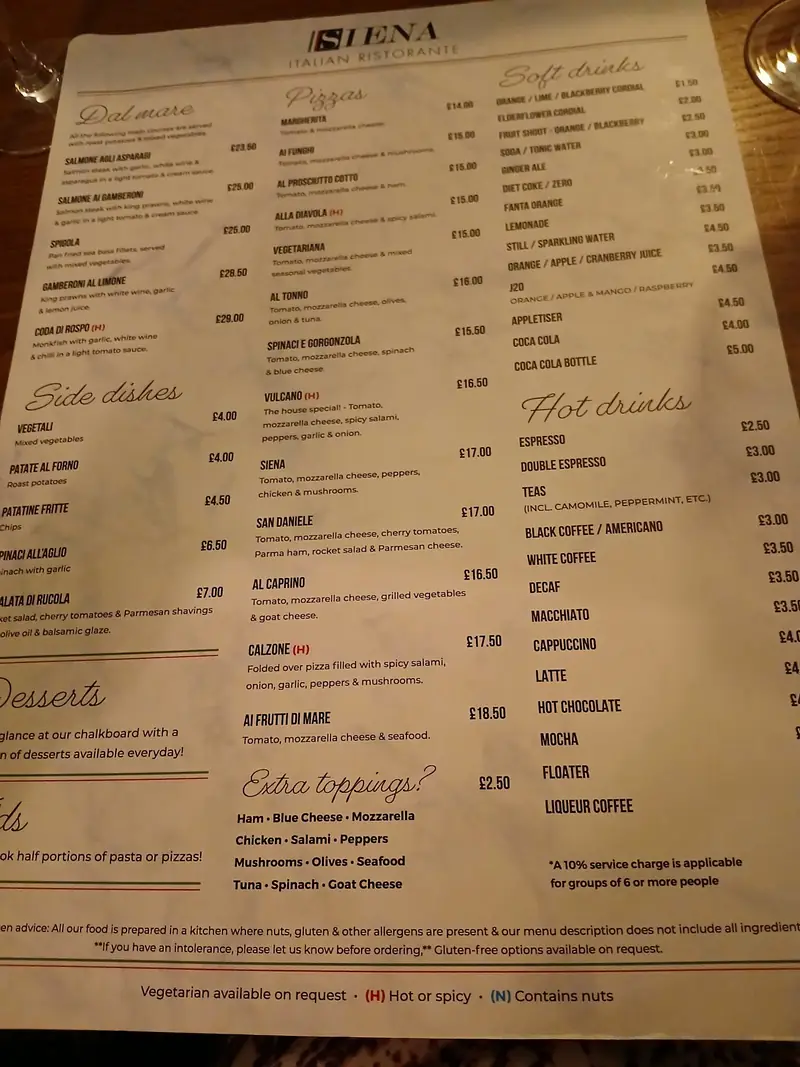 Siena restaurant Swinton photo (photo 1 of 3)