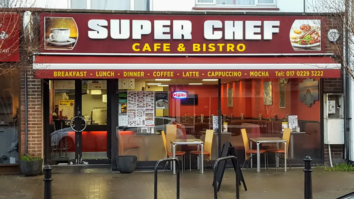 Inside Super Chef Cafe&bistro, Southend On Sea
