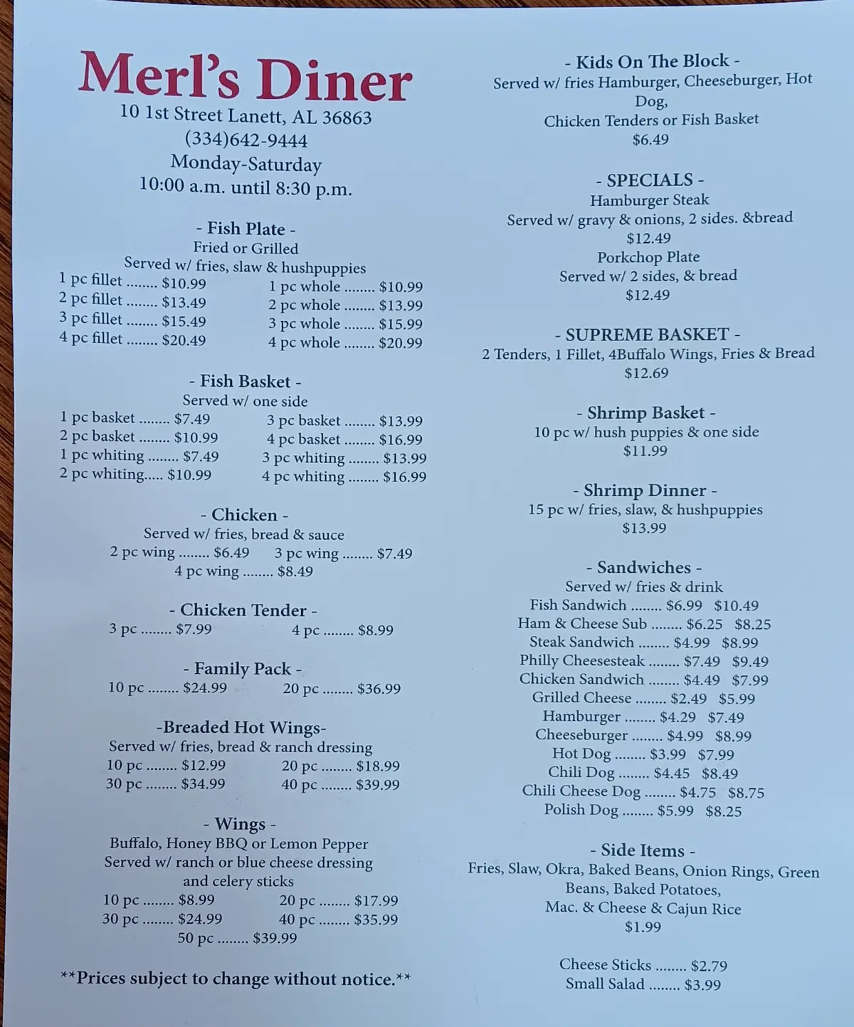 Merl's Diner photo (photo 1 of 3)