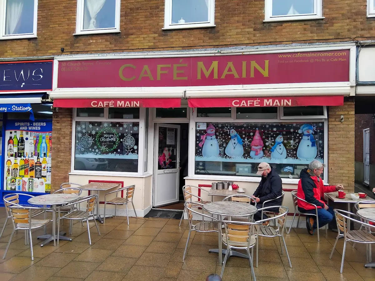 Inside Cafe Main, Cromer