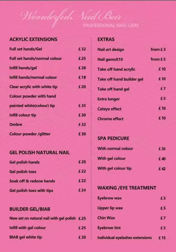 Wonderful Nail Bar