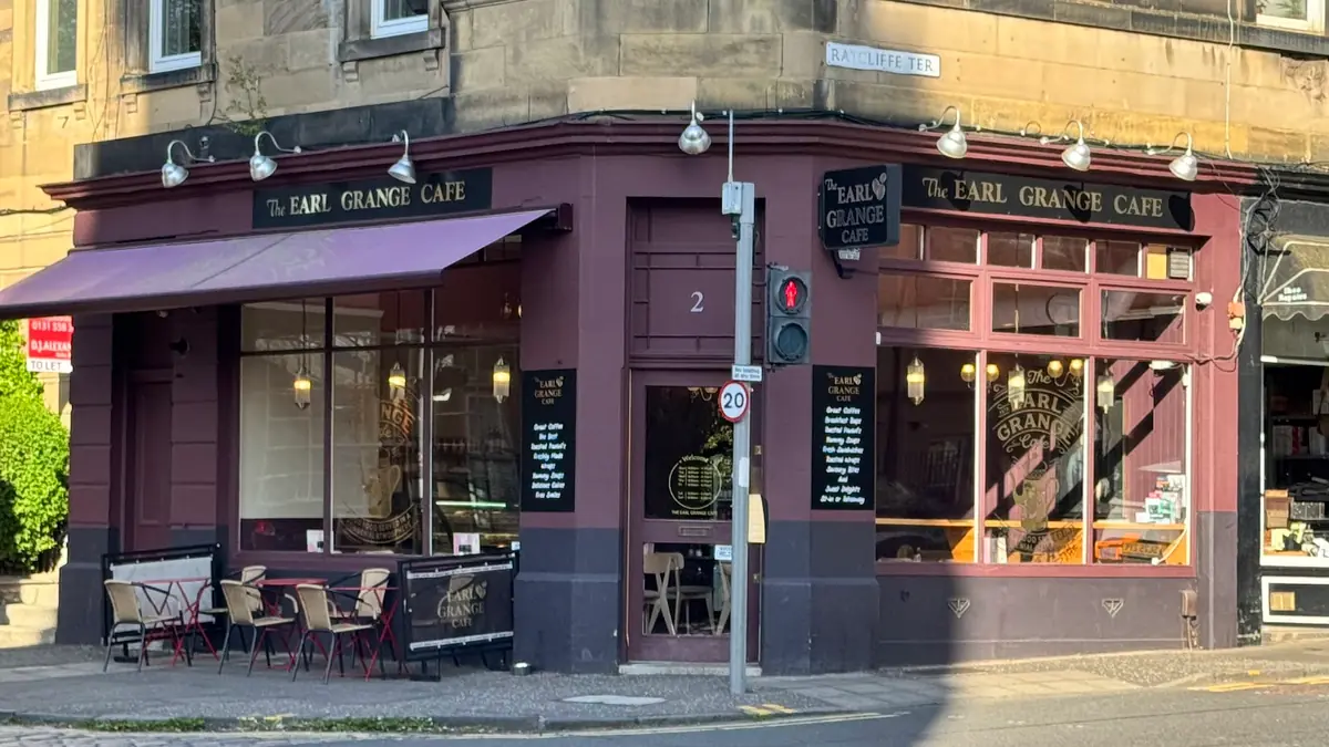 Inside The Earl Grange Cafe, Edinburgh