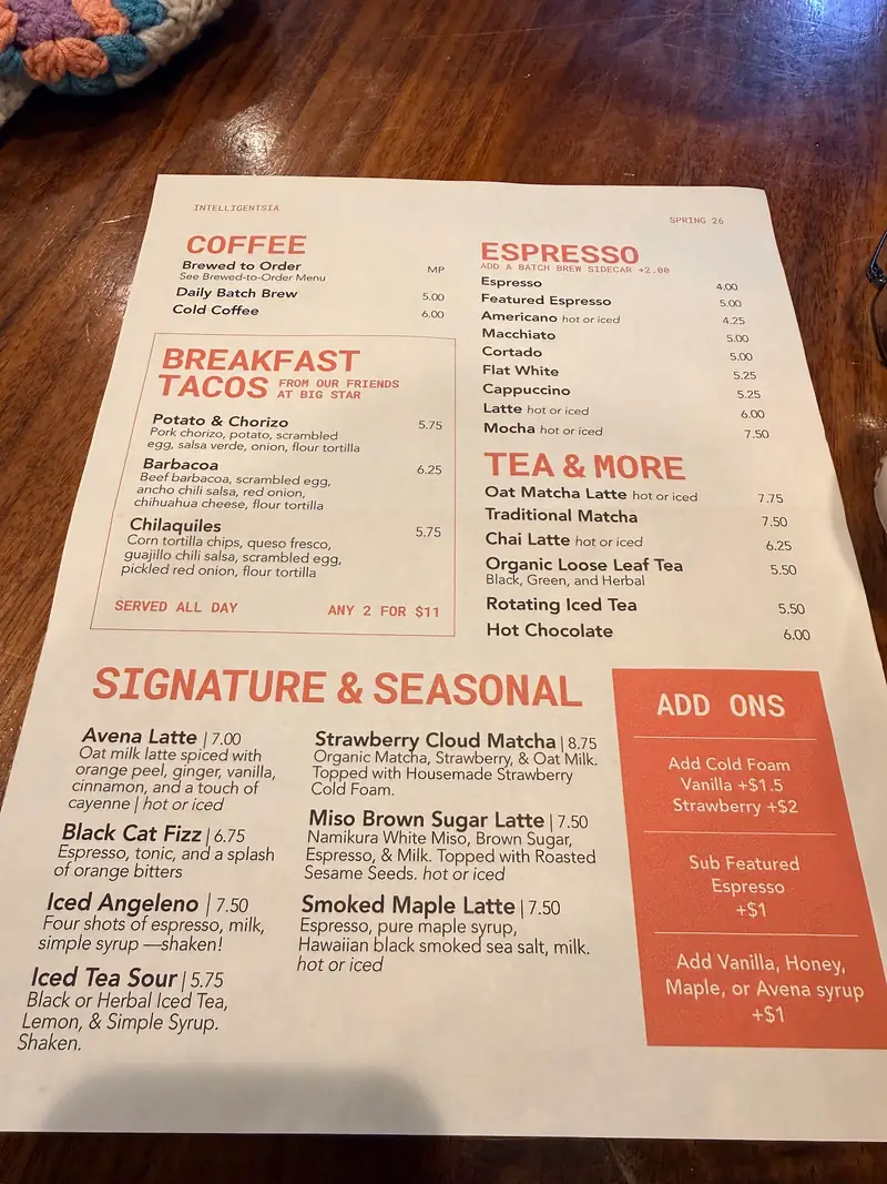 Intelligentsia photo (photo 1 of 3)