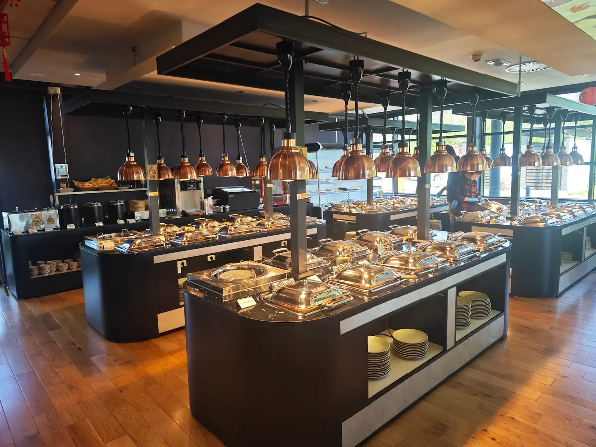 Inside Red Lantern Chinese Buffet, Glasgow