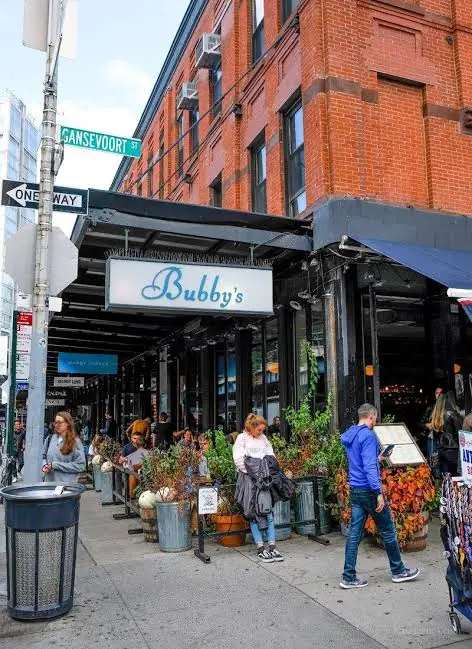 Inside Bubby's, New York