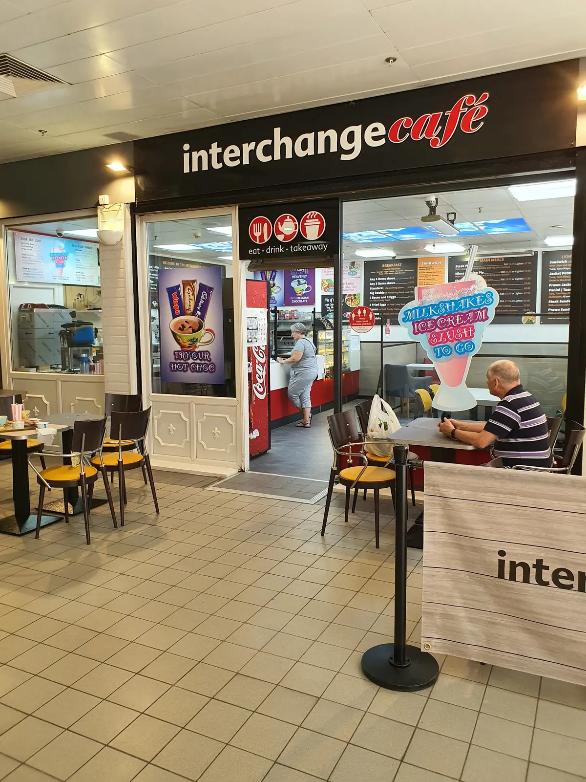 Inside Cafe Interchange, Rotherham
