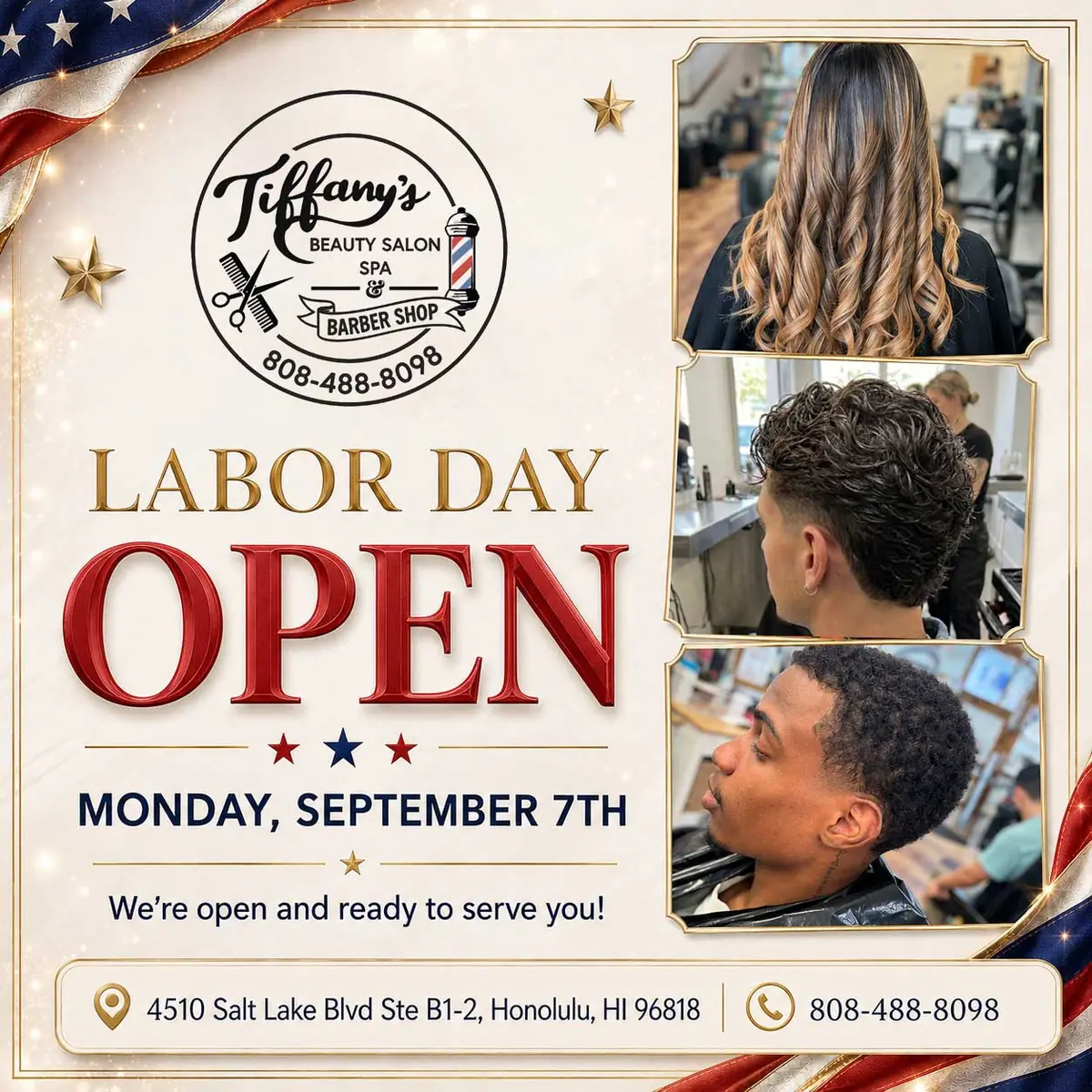Tiffany's Salon and Barber — Hair Salons in Honolulu