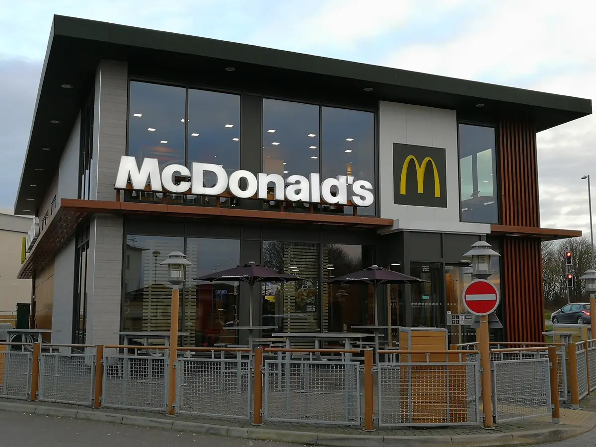 Inside McDonald's Andover- West Portway Industrial Estate., Andover