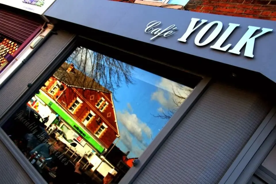 Inside Café YOLK, Reading