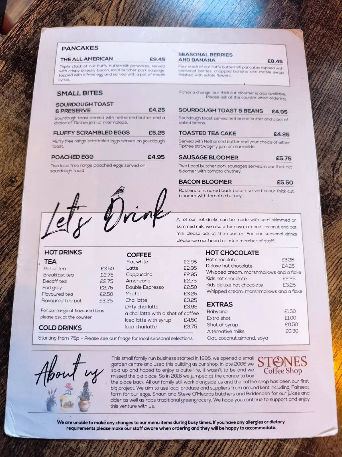 Stones Coffee shop photo (photo 1 of 3)