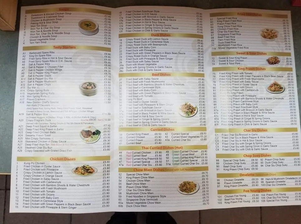New Golden Chef — Chinese Restaurants in Winsford