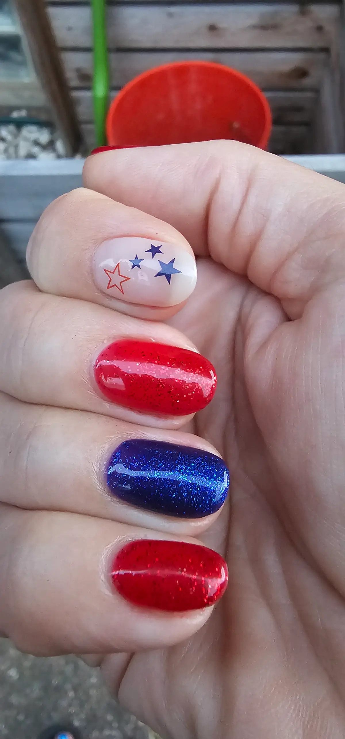 Red Design Nails photo (photo 1 of 3)