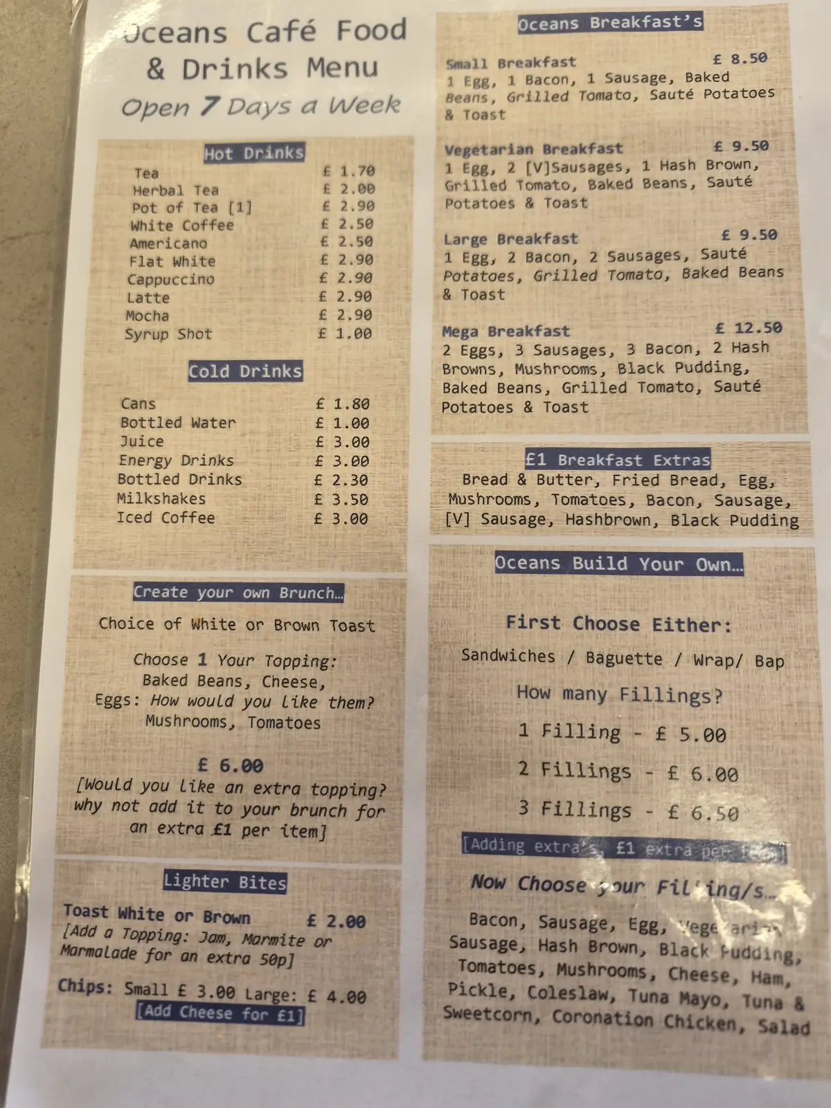 Ocean's Cafe photo (photo 1 of 3)