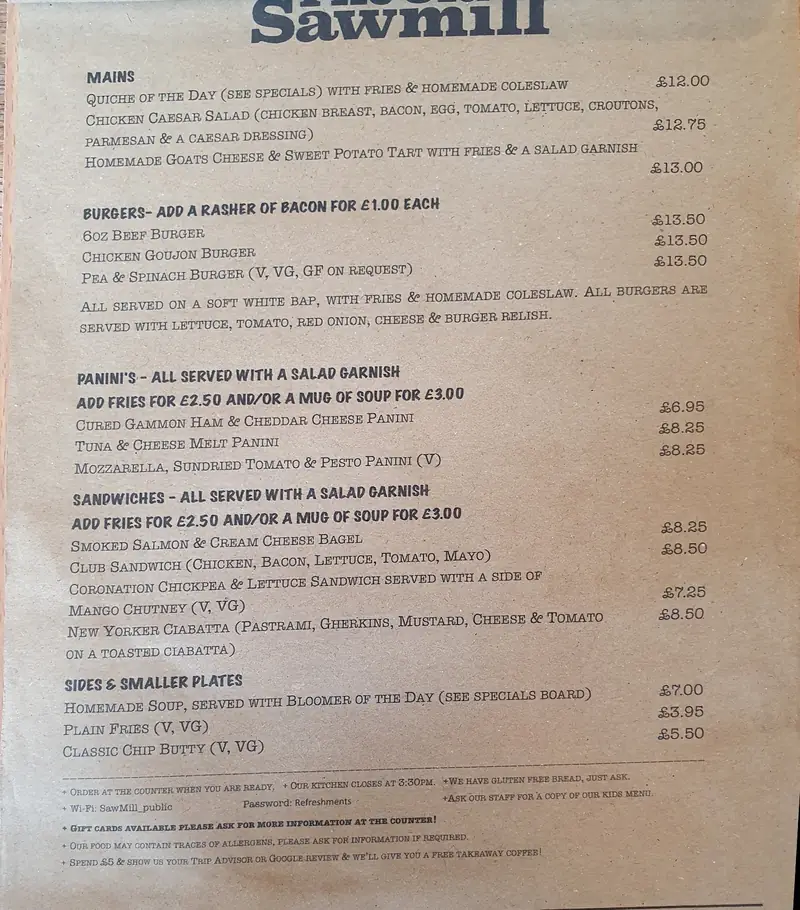 The Old Sawmill Café photo (photo 1 of 3)