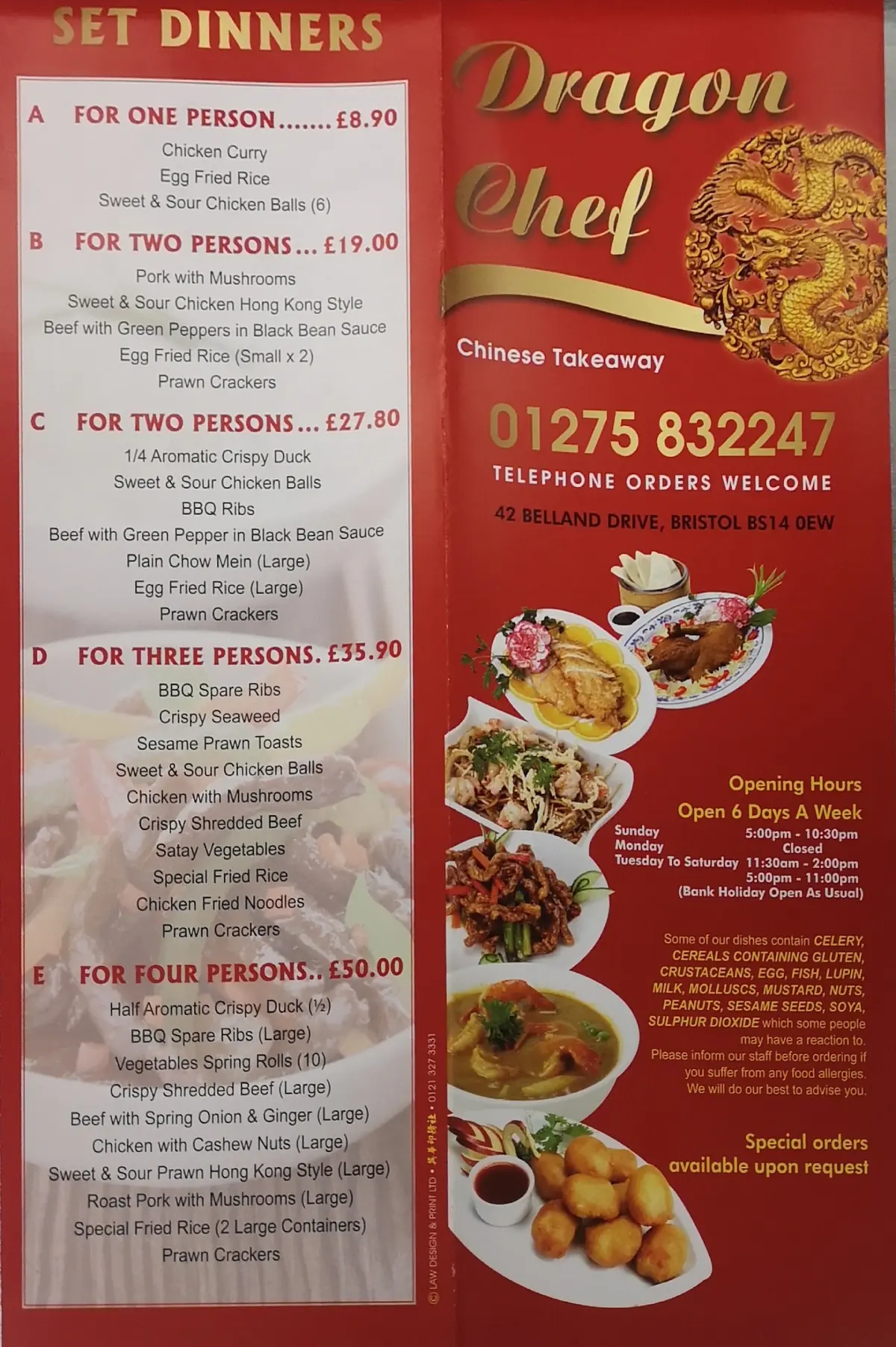Dragon Chef — Chinese restaurants in Bristol