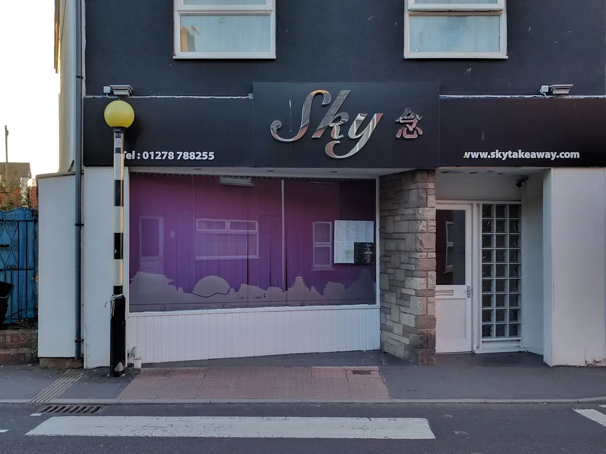 Inside Sky Chinese Takeaway, Burnham On Sea