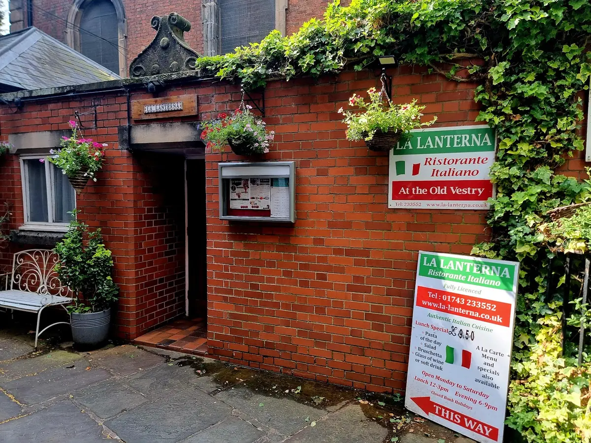 La Lanterna at the Old Vestry — Italian restaurants in Shrewsbury