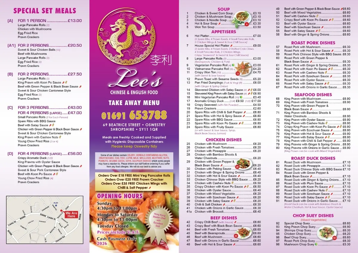 Lee's Chinese Takeaway photo (photo 2 of 3)