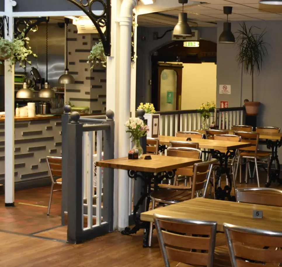 Inside Tiffany's Cafe, Hereford