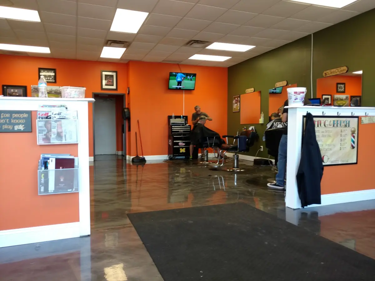 Barber Styling Place Mug-Brush — Barbershops in Fenton