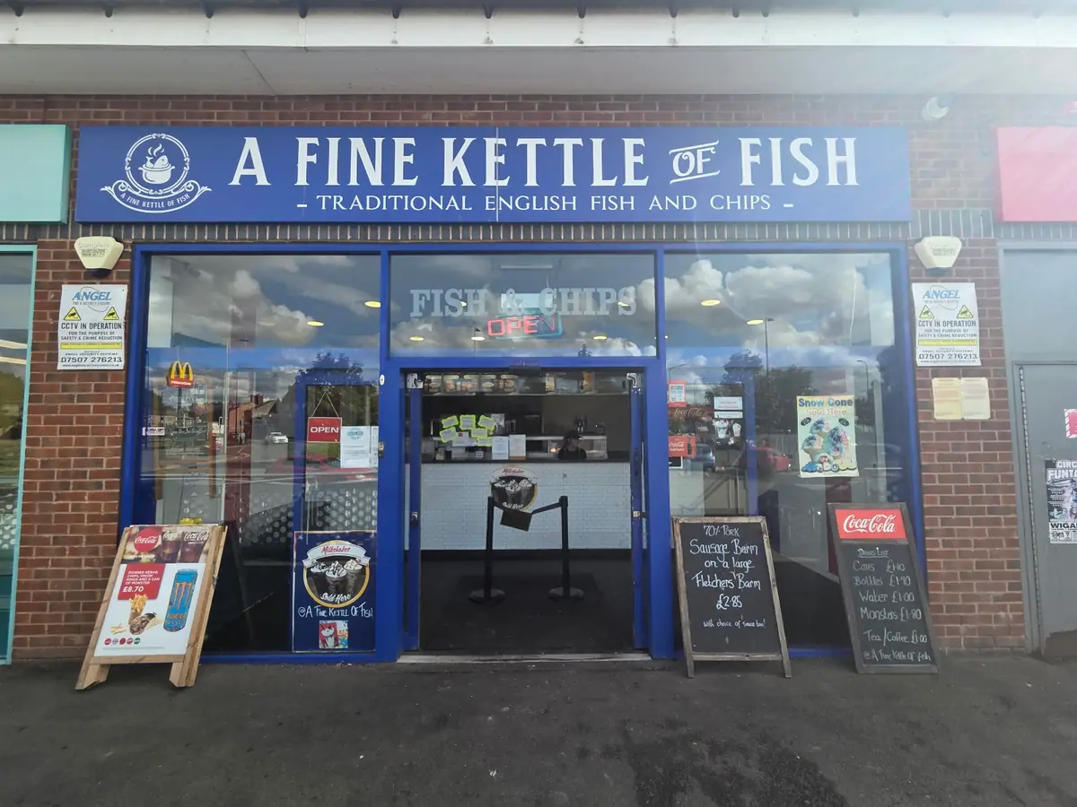 Inside A Fine Kettle of Fish, Wigan