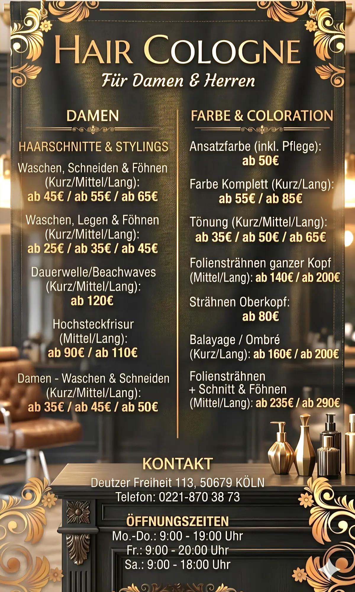 Hair Salon Hair Cologne - Köln — Hair Salons in Koln