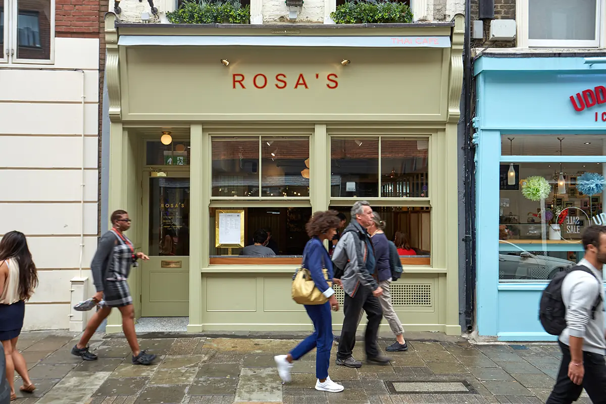 Inside Rosa's Thai Covent Garden, London