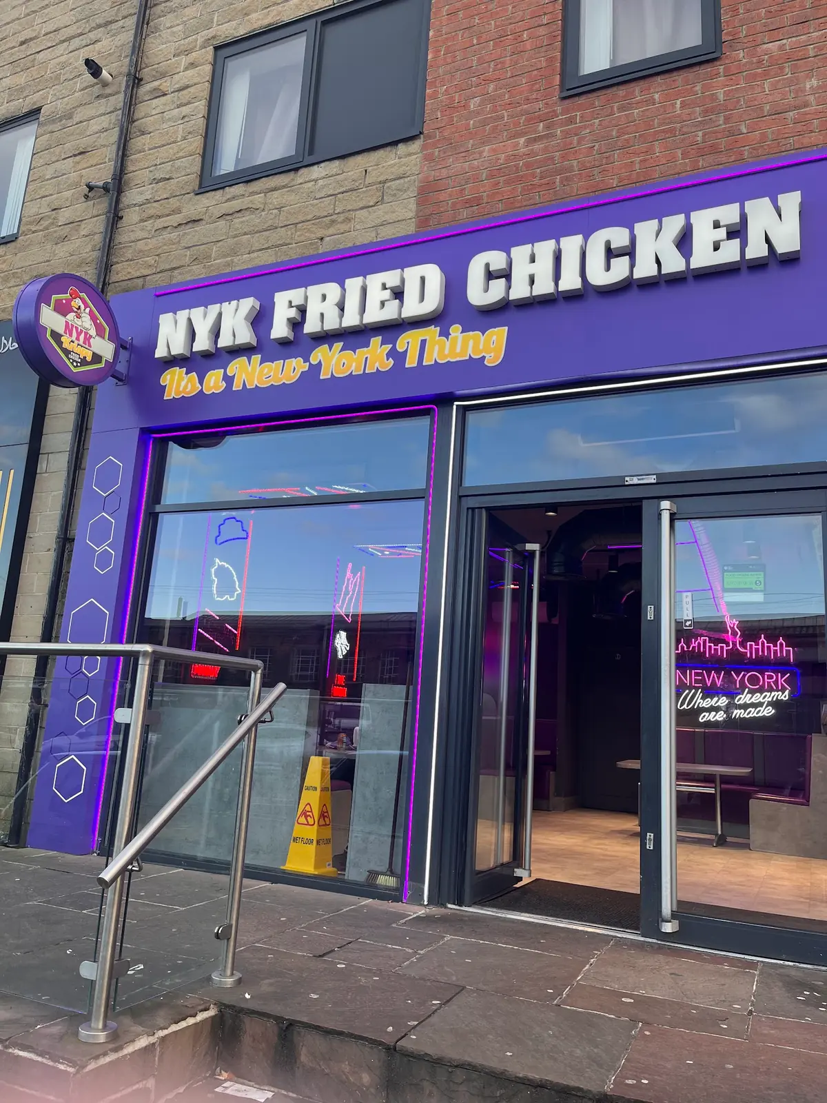 Inside NYK Great Horton Road Fried Chicken, Bradford