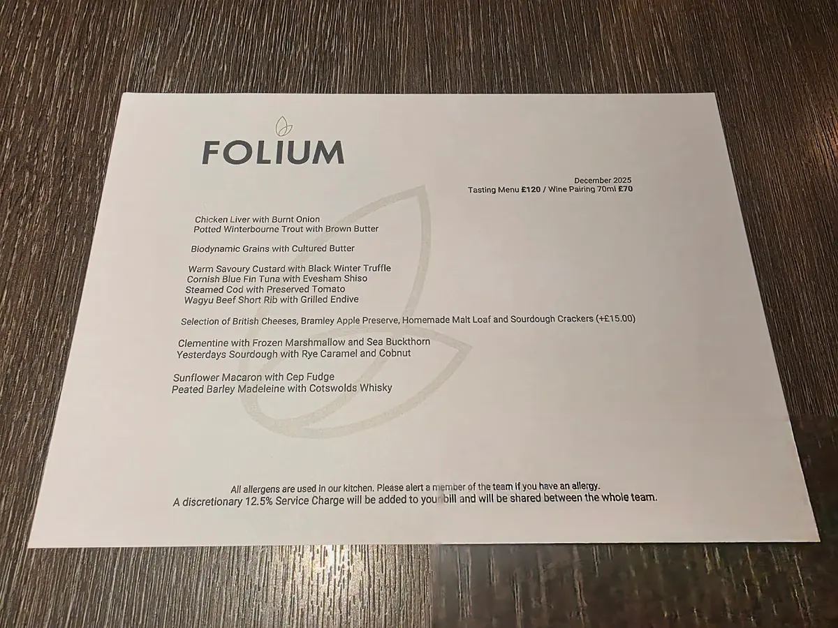 Restaurant Folium photo (photo 3 of 3)