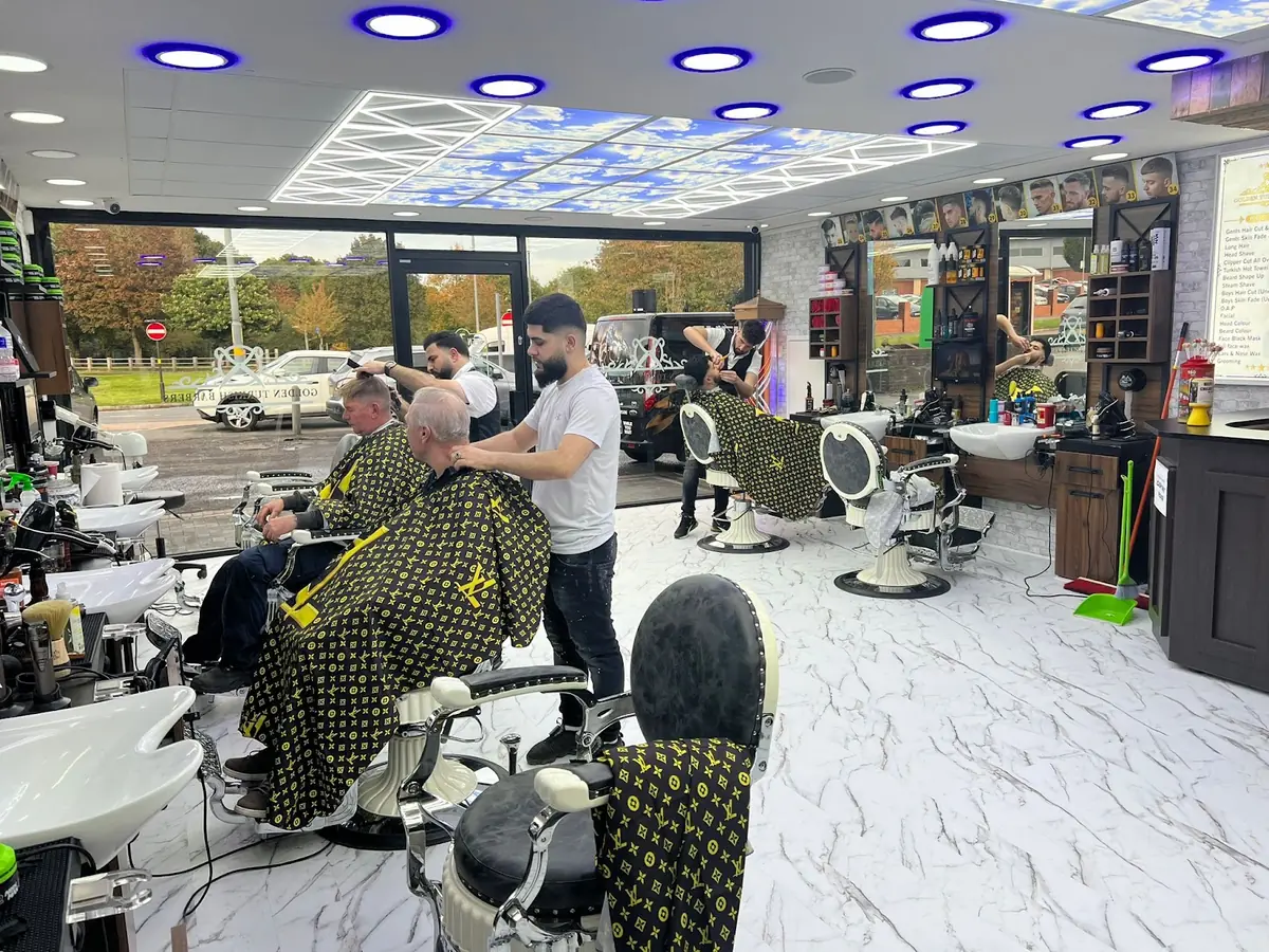 Golden Turkish barbers photo (photo 1 of 7)