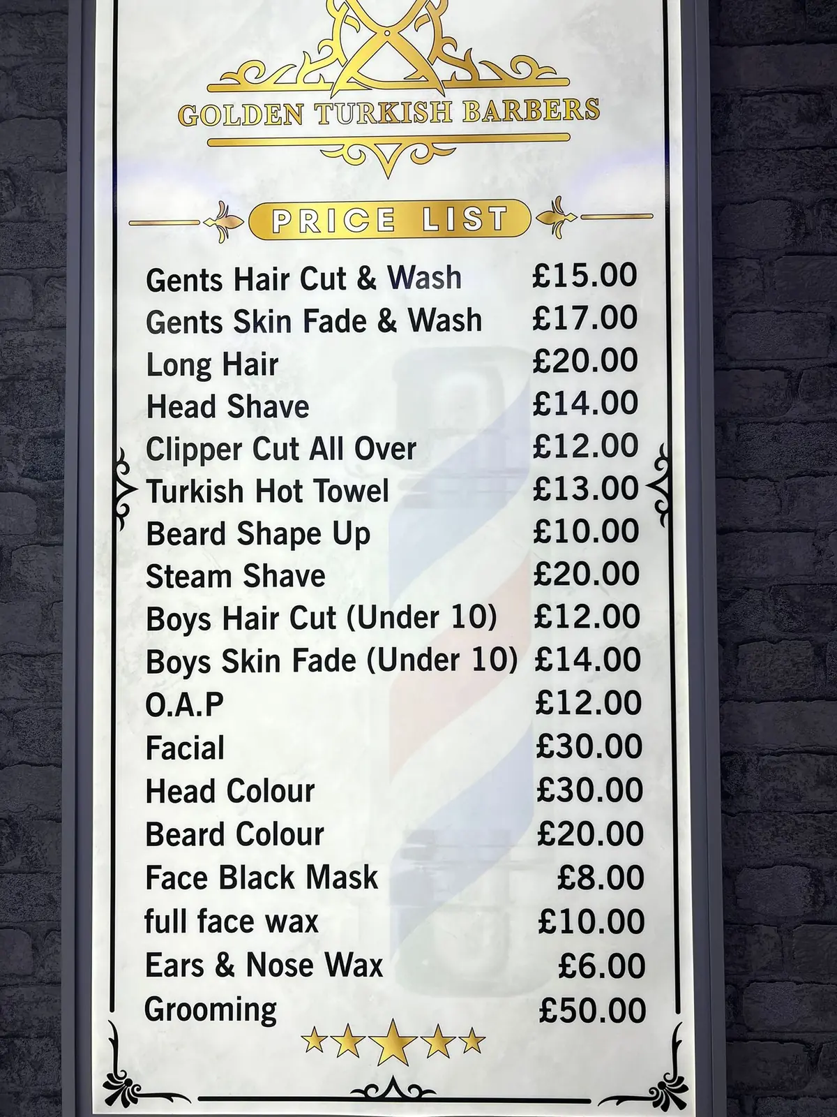 Golden Turkish barbers photo (photo 3 of 7)