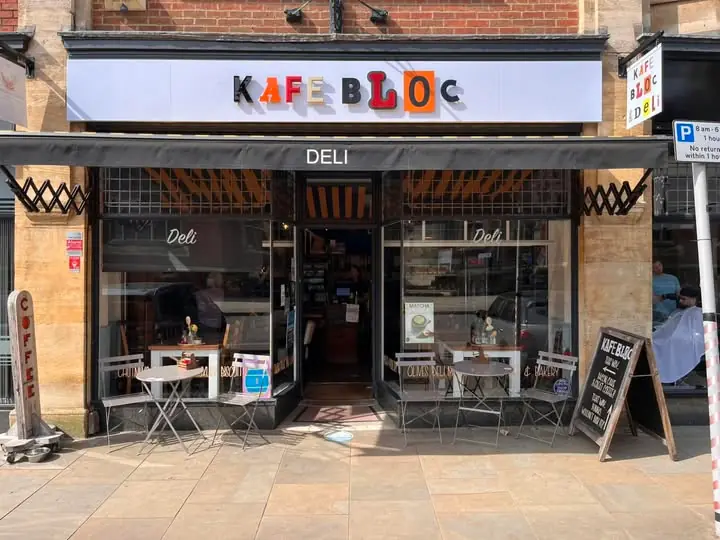 Inside Kafe Bloc, Kettering