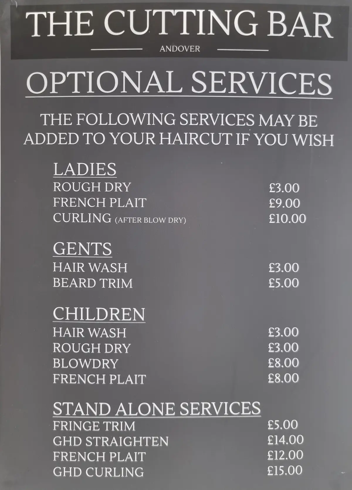 The Cutting Bar Andover photo (photo 1 of 3)