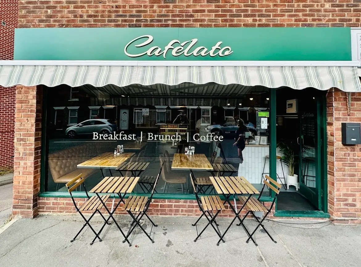 Inside Cafélato, Colchester