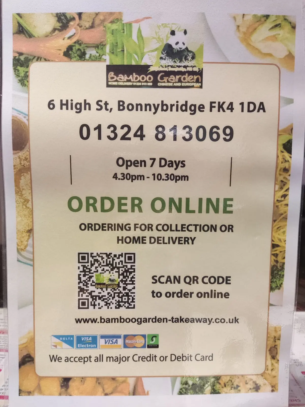 Bamboo Garden Bonnybridge Chinese Takeaway