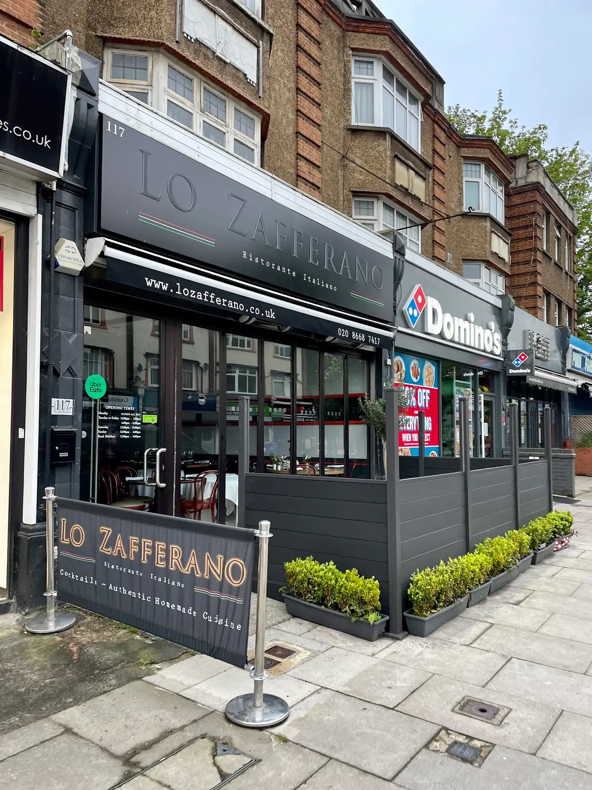 Lo Zafferano, Coulsdon