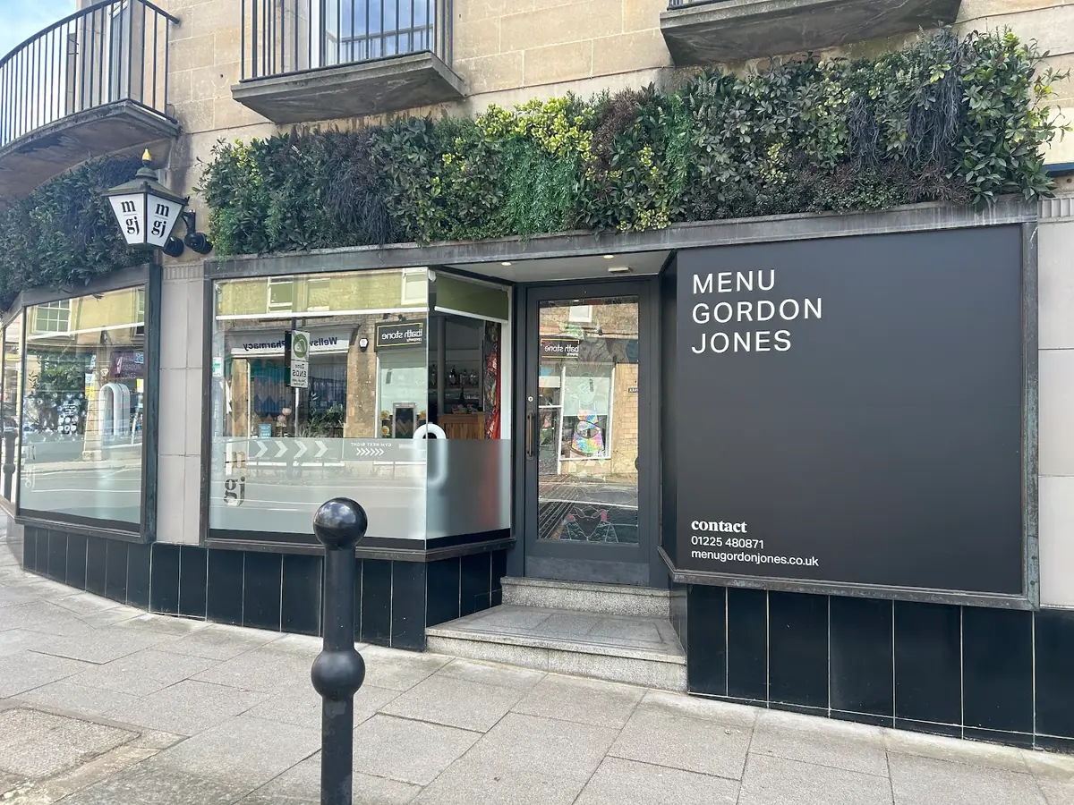 Menu Gordon Jones — Restaurants in Bath