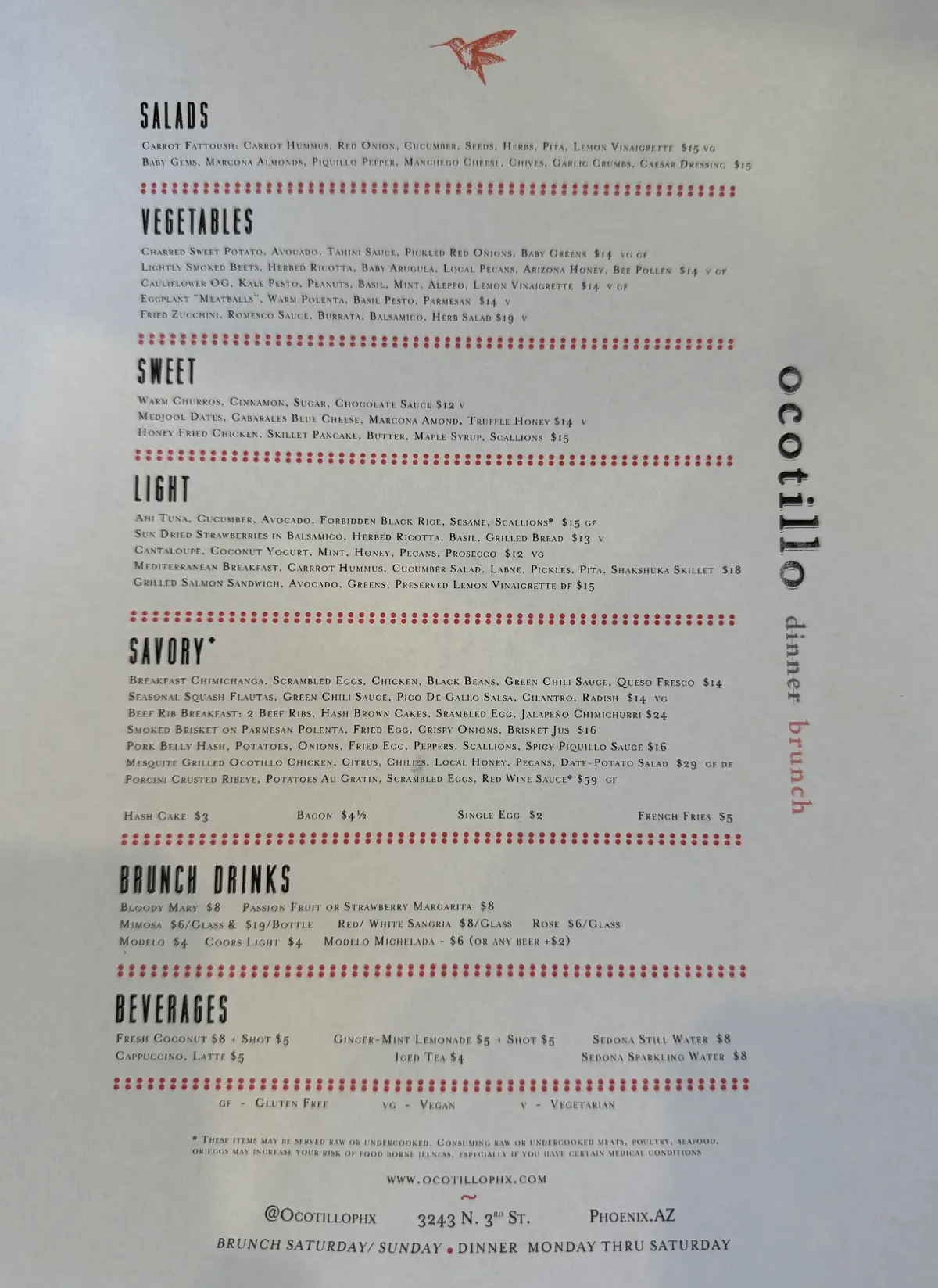 Ocotillo Restaurant