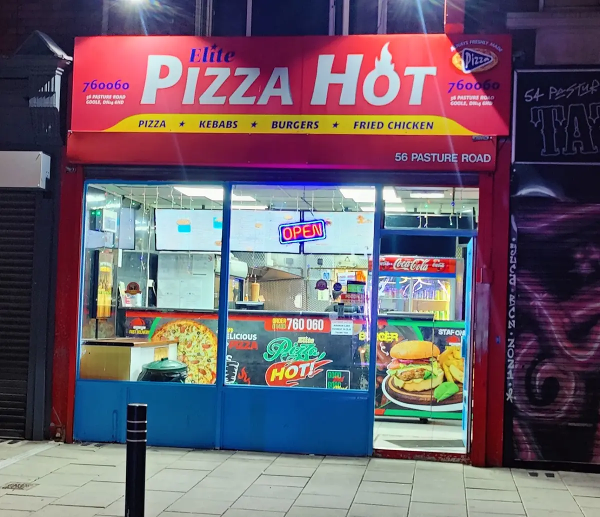 Elite Pizza Hot — Pizza restaurants in Goole