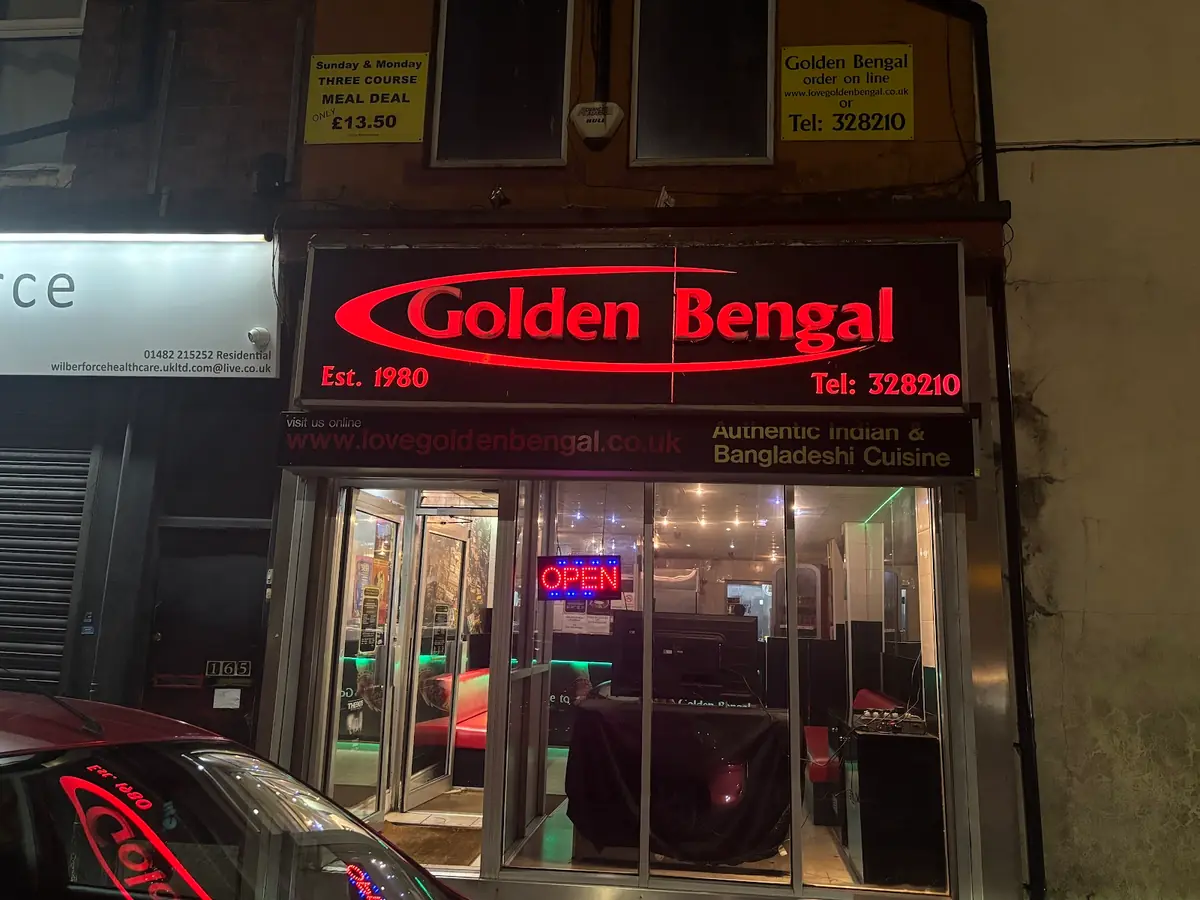 Golden Bengal — Indian Restaurants in Hull