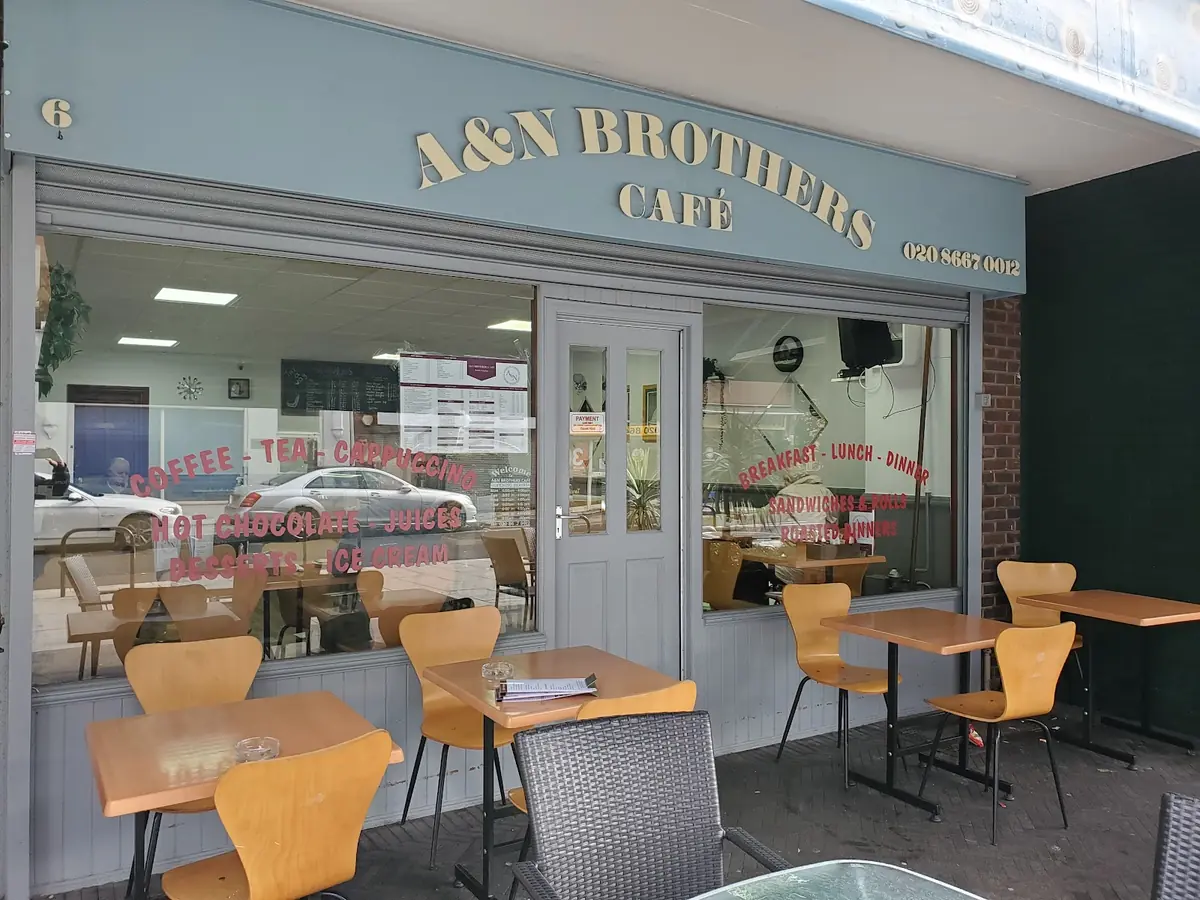Inside A&N Brothers Cafe, Croydon
