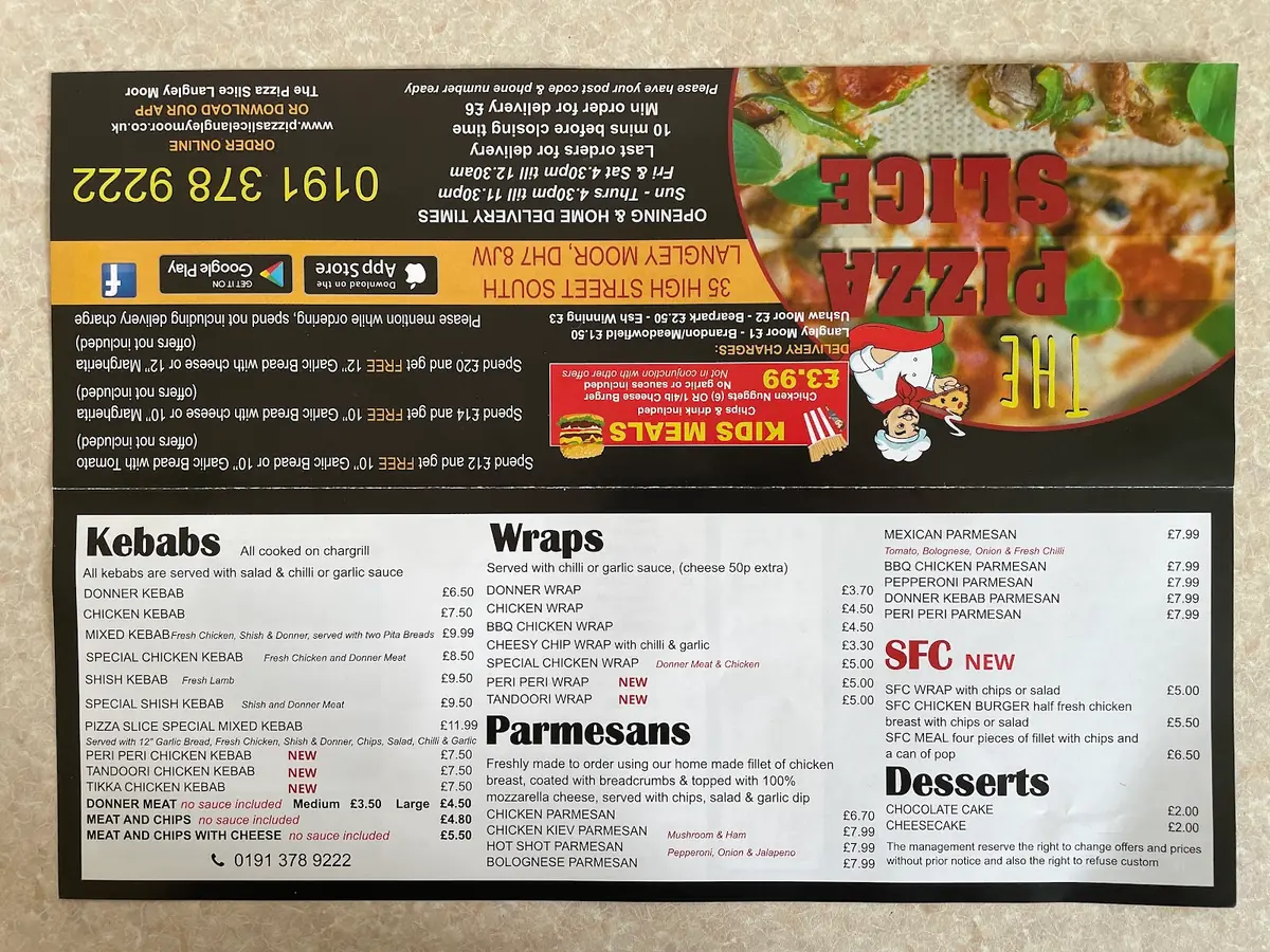 The Pizza Slice — Restaurants in Durham