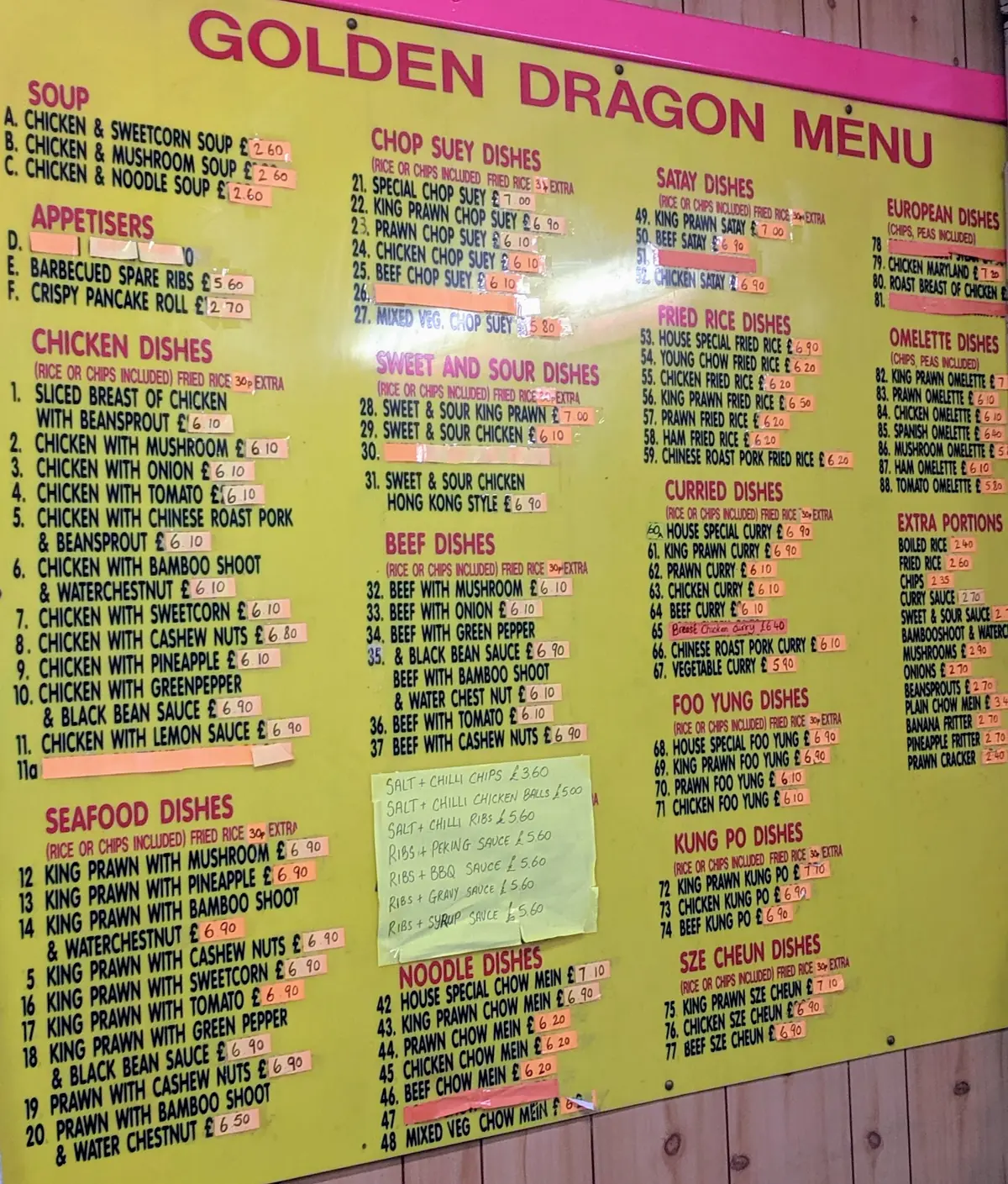 The Golden Dragon — Restaurants in Greenock