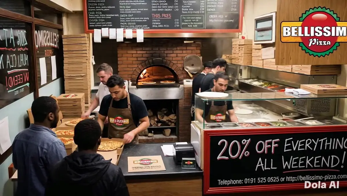 Bellissimo — Pizza restaurants in Sunderland