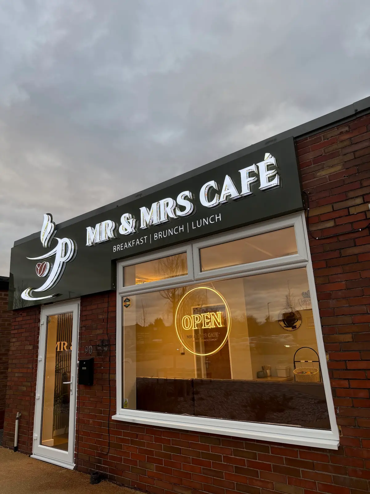 Inside Mr & Mrs Cafe, Manchester