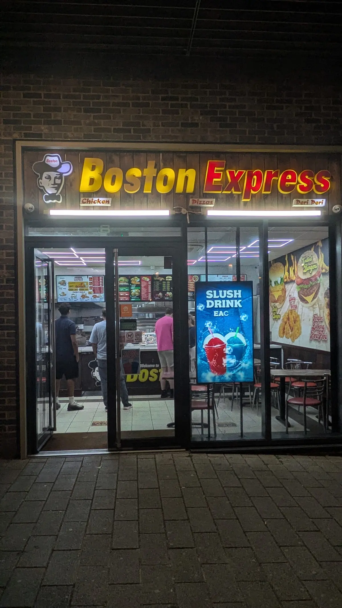 Inside Boston Express (Watford), Watford