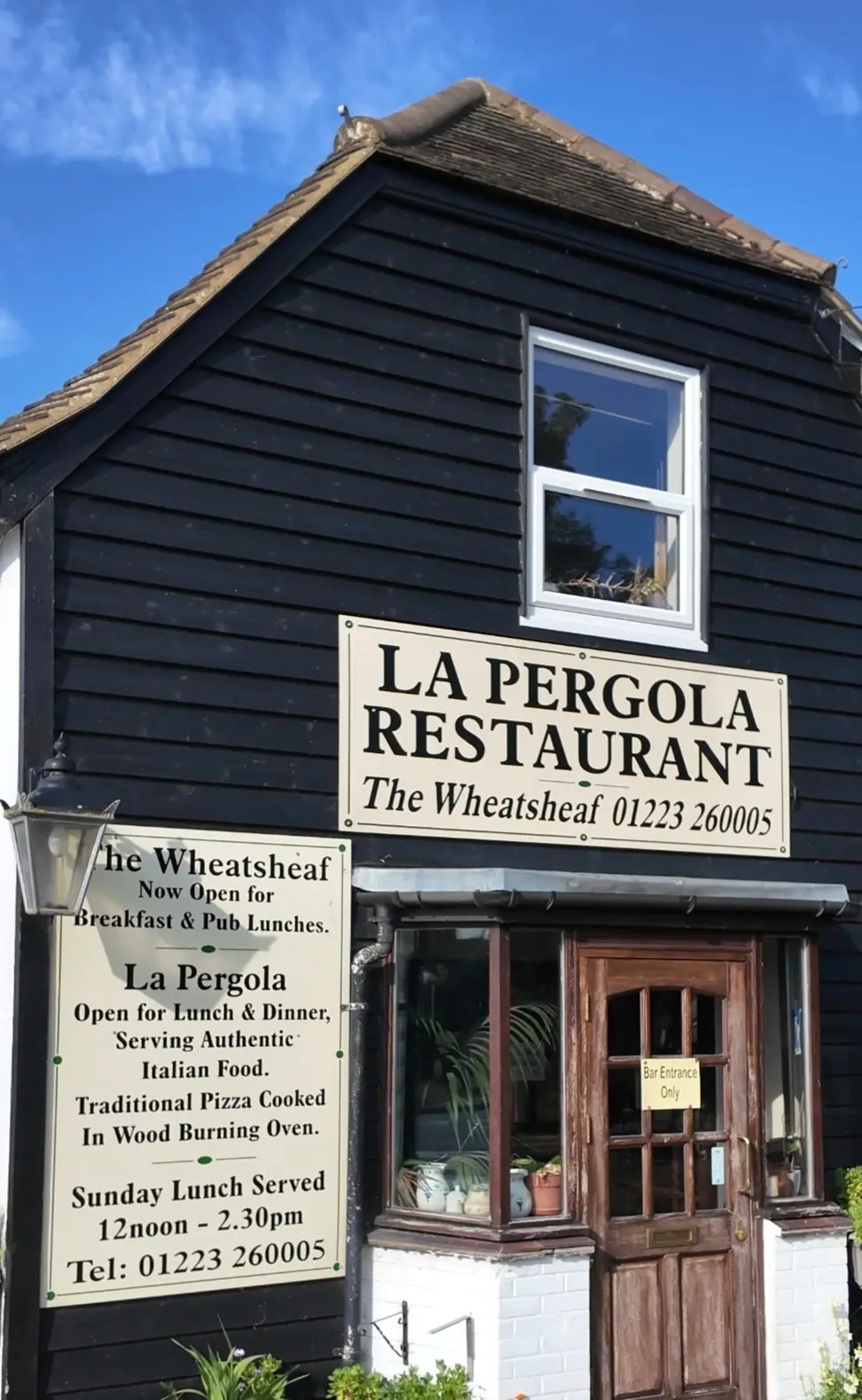 La Pergola — Italian Restaurants in Cambridge